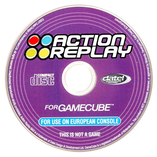 codejunkies gamecube action replay disk